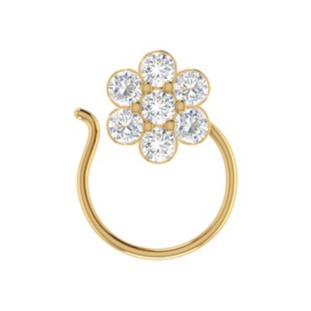 2 Flower Nose Pins